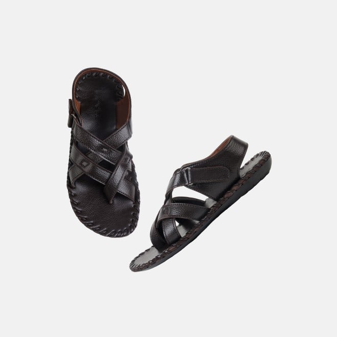 Mochi Men Brown Casual Sandals (SKU: 18-800580-12-40)