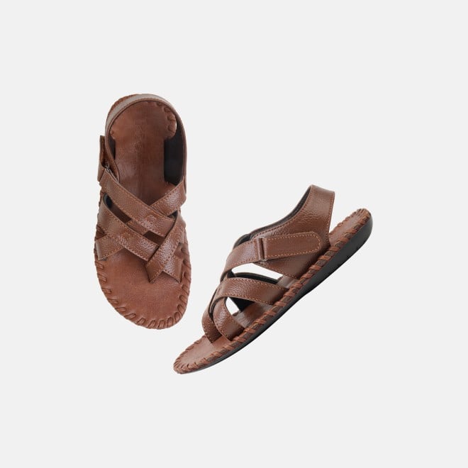 Mochi Men Tan Casual Sandals (SKU: 18-800580-23-40)