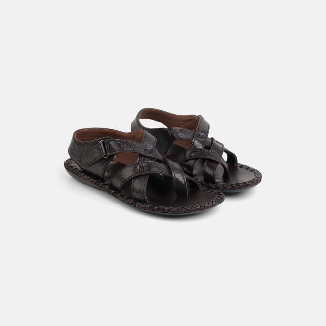 Mochi Men Brown Casual Sandals (SKU: 18-800580-12-40)