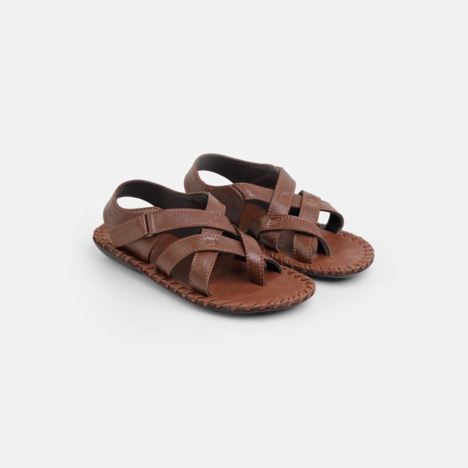 Mochi Men Tan Casual Sandals (SKU: 18-800580-23-40)