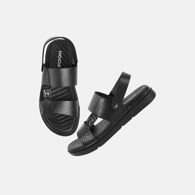 Mochi Men Black Casual Sandals (SKU: 18-800626-11-39)