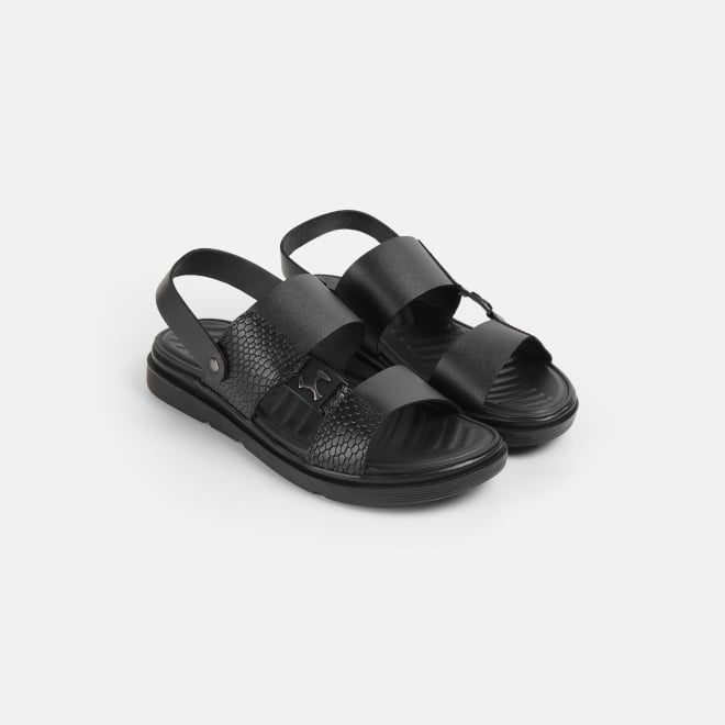 Mochi Men Black Casual Sandals (SKU: 18-800626-11-39)