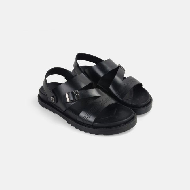 Mochi Men Black Casual Sandals (SKU: 18-801026-11-40)