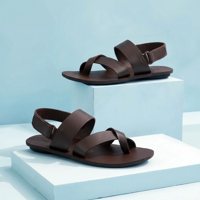Mochi Men Brown Casual Sandals (SKU: 18-809974-12-41)