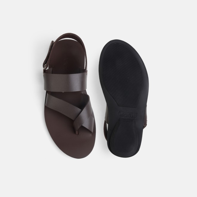 Mochi Men Brown Casual Sandals (SKU: 18-809974-12-41)