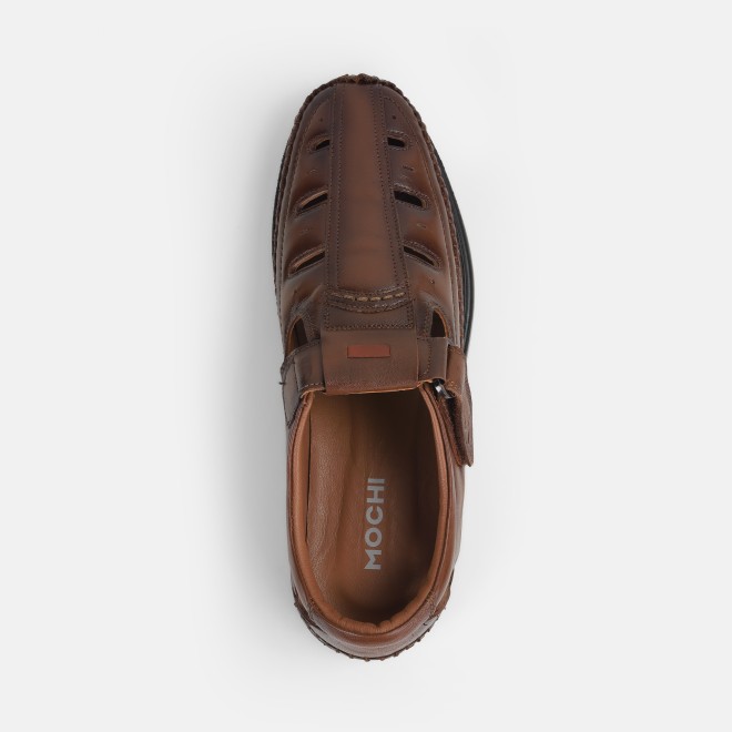 Mochi Men Tan Casual Sandals (SKU: 18-944-23-39)