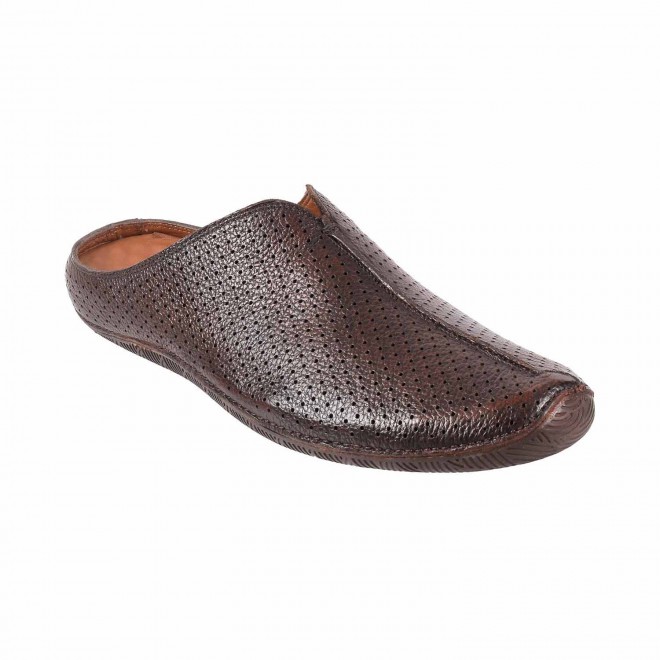 Mochi Men Brown Casual Slip Ons (SKU: 18-953-12-40)
