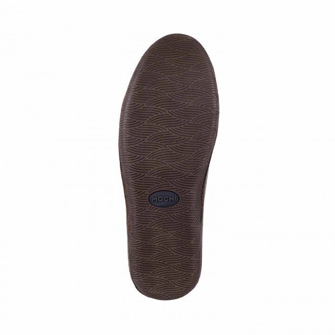 Mochi Men Brown Casual Slip Ons (SKU: 18-953-12-40)