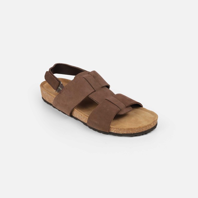 Mochi Men Brown Casual Sandals (SKU: 18-958-12-40)