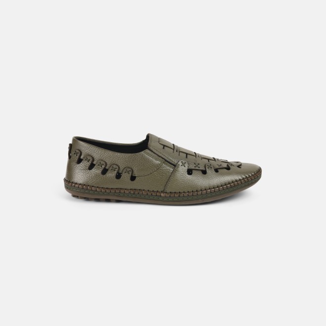 Mochi Men Olive Ethnic Sandals (SKU: 18-969-49-40) Mochi Men Olive Ethnic Sandals (SKU: 18-969-49-40)