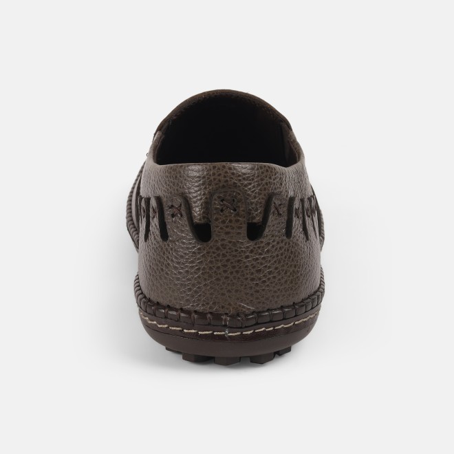 Mochi Men Brown Ethnic Sandals (SKU: 18-969-12-40)