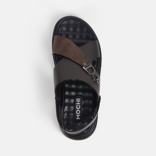 Mochi Men Brown Casual Sandals (SKU: 18-985-12-40)