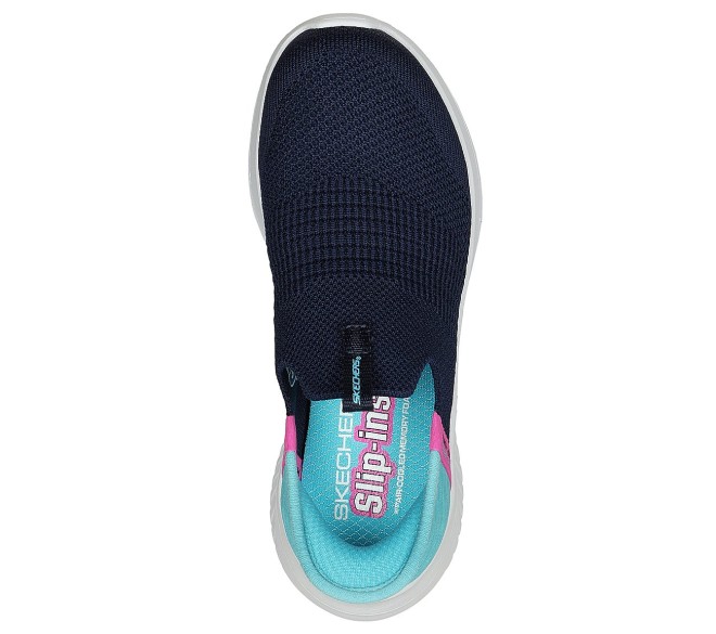 Skechers Kids Unisex Navy-Blue Casual Sneakers (SKU: 186-303800-17-2)