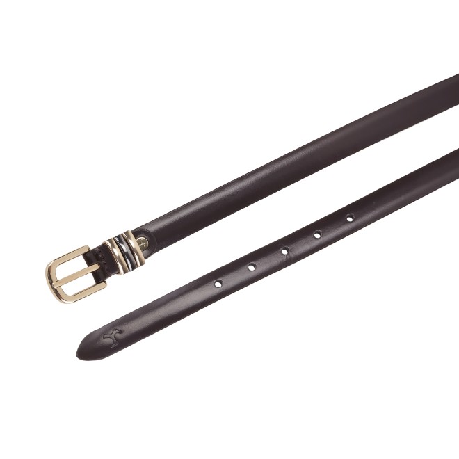 Mochi Women Brown Womens Belts Pin Buckle (SKU: 187-15-12-32)
