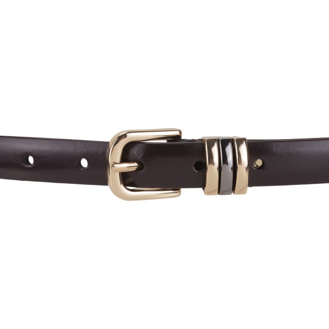 Mochi Women Brown Womens Belts Pin Buckle (SKU: 187-15-12-32)