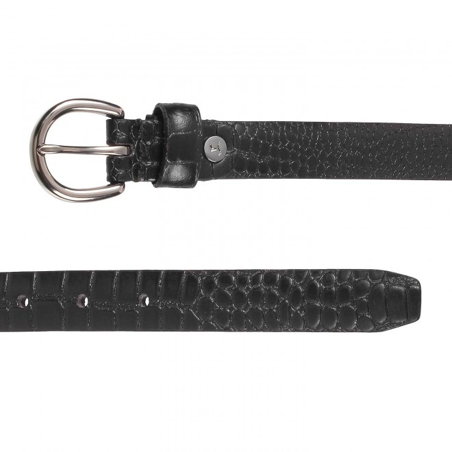 Mochi Women Black Womens Belts Pin Buckle (SKU: 187-27-11-32)