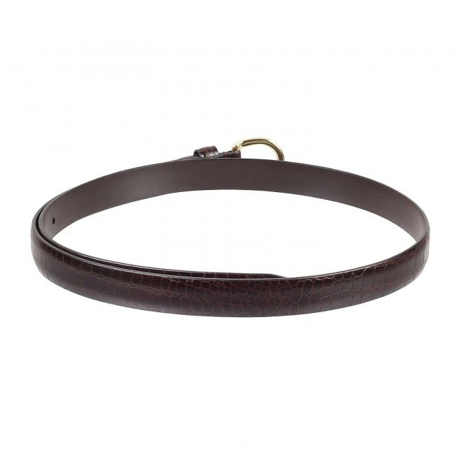 Mochi Women Brown Womens Belts Pin Buckle (SKU: 187-27-12-32)