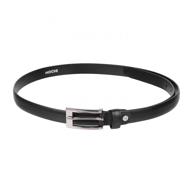 Mochi Women Black Womens Belts Pin Buckle
