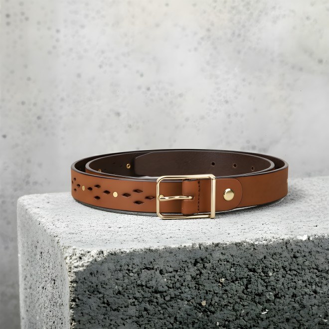 Mochi Women Tan Belts