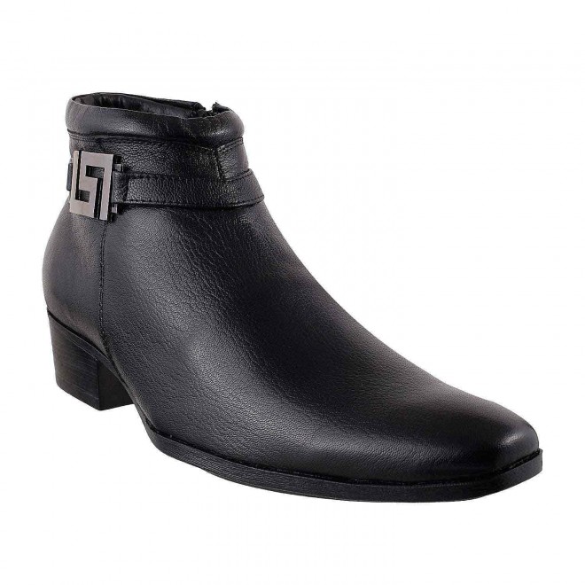 Mochi Men Black Formal Boots