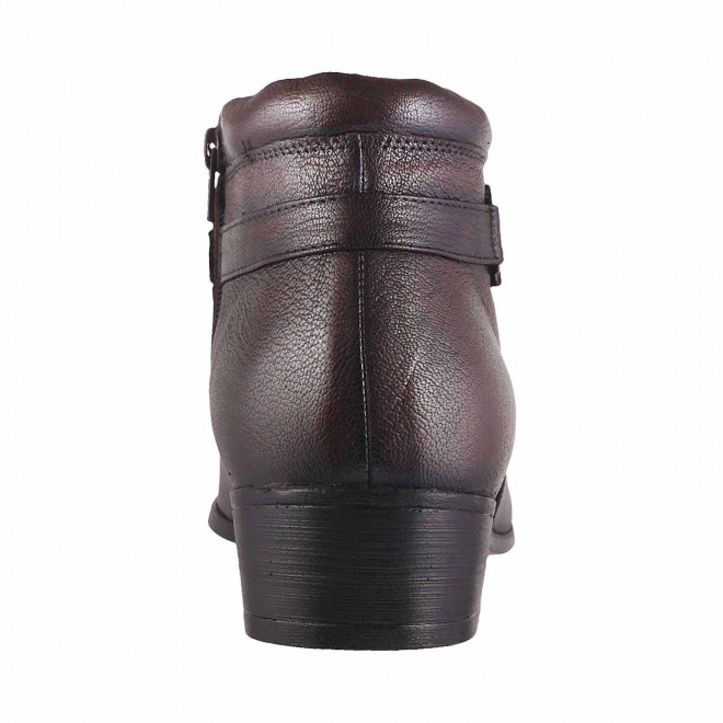 Mochi Men Brown Formal Boots (SKU: 19-2396-12-40)