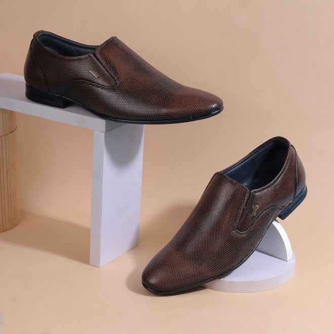 Men Brown Formal Moccasin