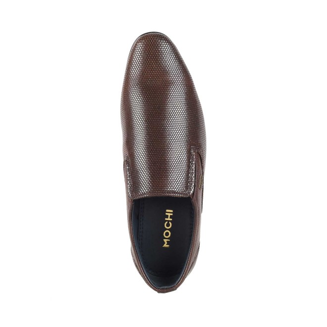 Mochi Men Brown Formal Moccasin (SKU: 19-273-12-40)