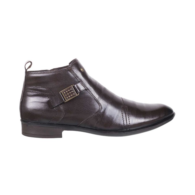 Mochi Men Brown Formal Boots (SKU: 19-347-12-42)