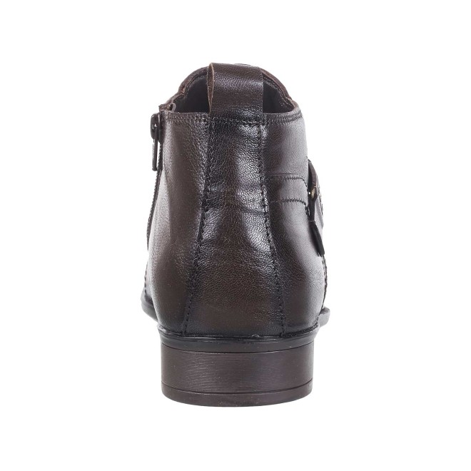 Mochi Men Brown Formal Boots (SKU: 19-347-12-42)