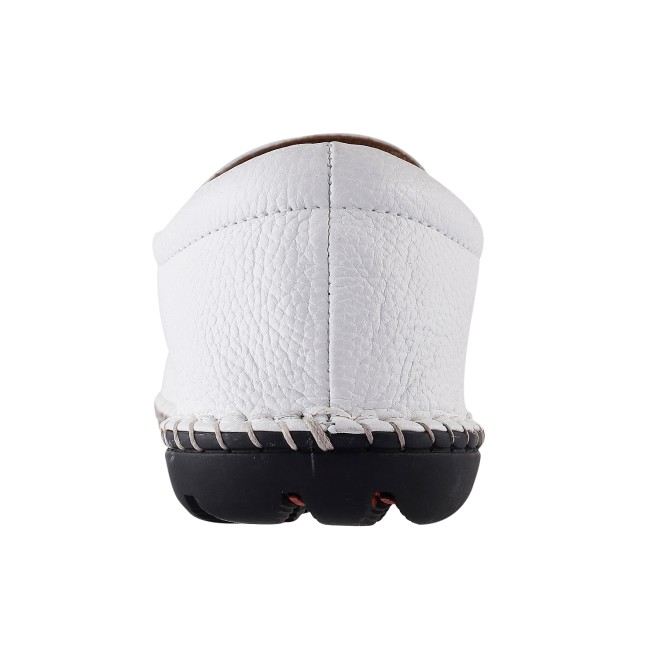 Mochi Men White Casual Moccasin (SKU: 19-3841-16-40)