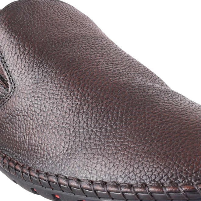Mochi Men Brown Casual Moccasin (SKU: 19-3841L-12-46)