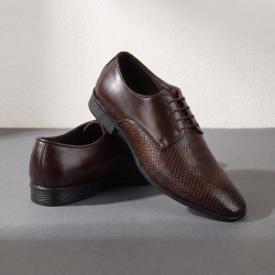 Mochi Men Brown Formal Lace-Up