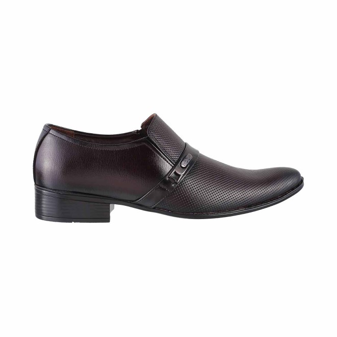 Mochi Men Maroon Formal Moccasin (SKU: 19-4428-44-40)