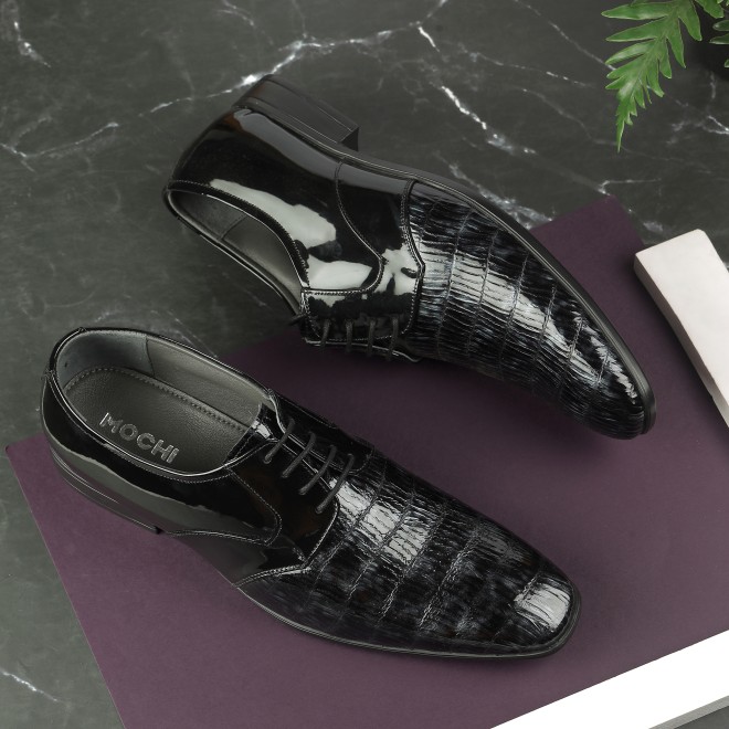 Mochi Men Black Formal Lace-Up