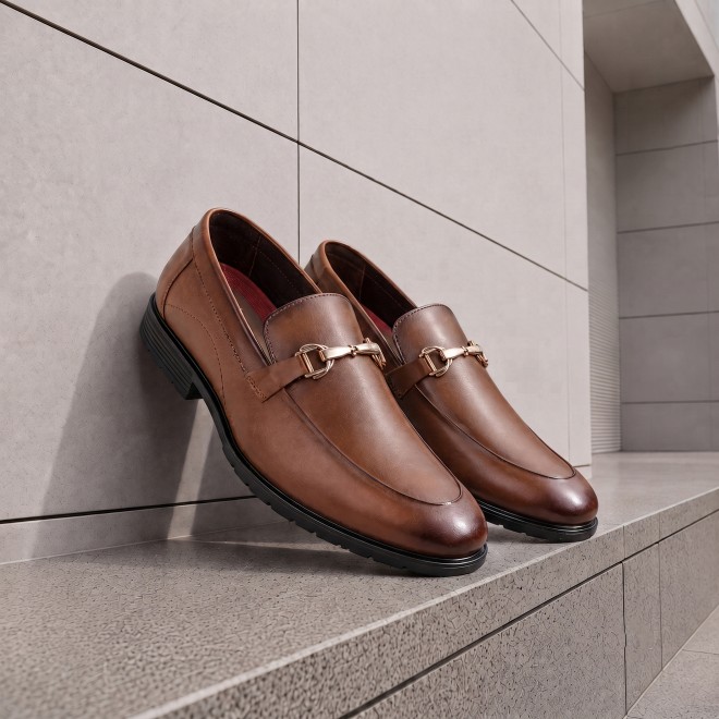Mochi Men Tan Formal Moccasin (SKU: 19-493-23-40)