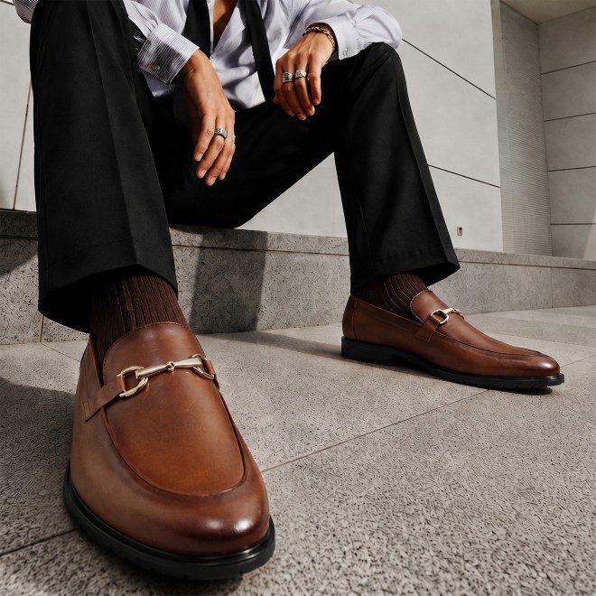 Mochi Men Tan Formal Moccasin (SKU: 19-493-23-40)