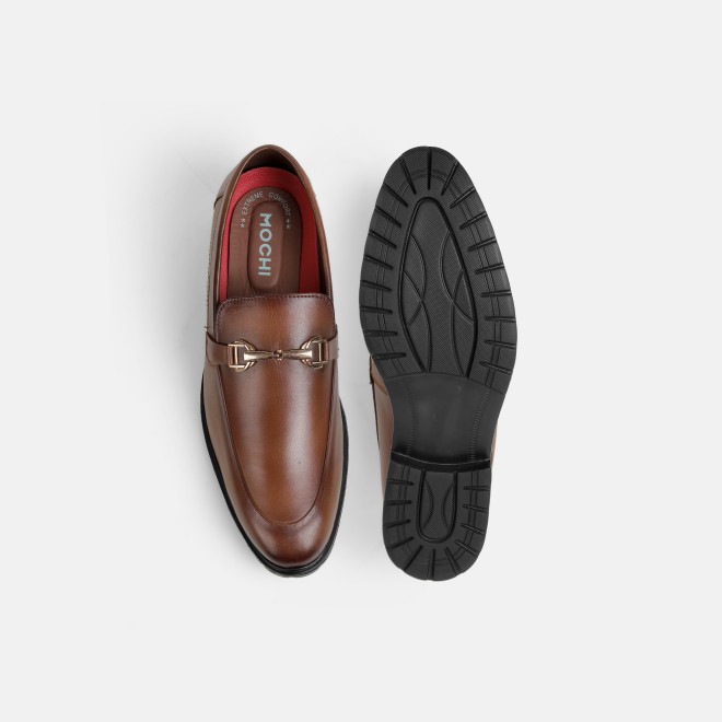 Mochi Men Tan Formal Moccasin (SKU: 19-493-23-40)