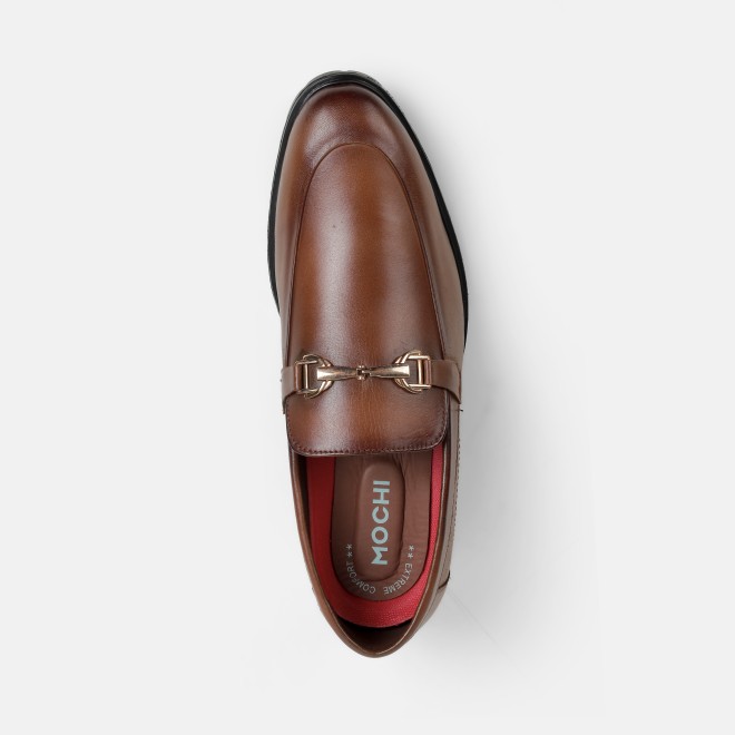 Mochi Men Tan Formal Moccasin (SKU: 19-493-23-40)