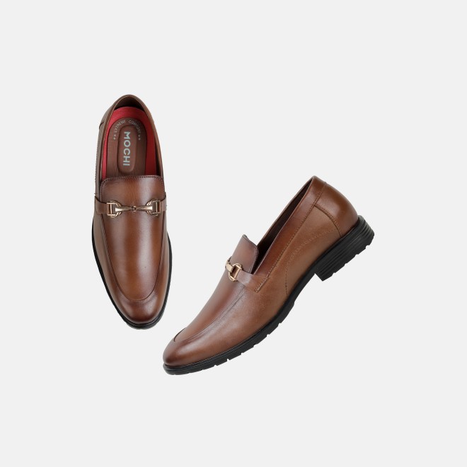 Mochi Men Tan Formal Moccasin (SKU: 19-493-23-40)