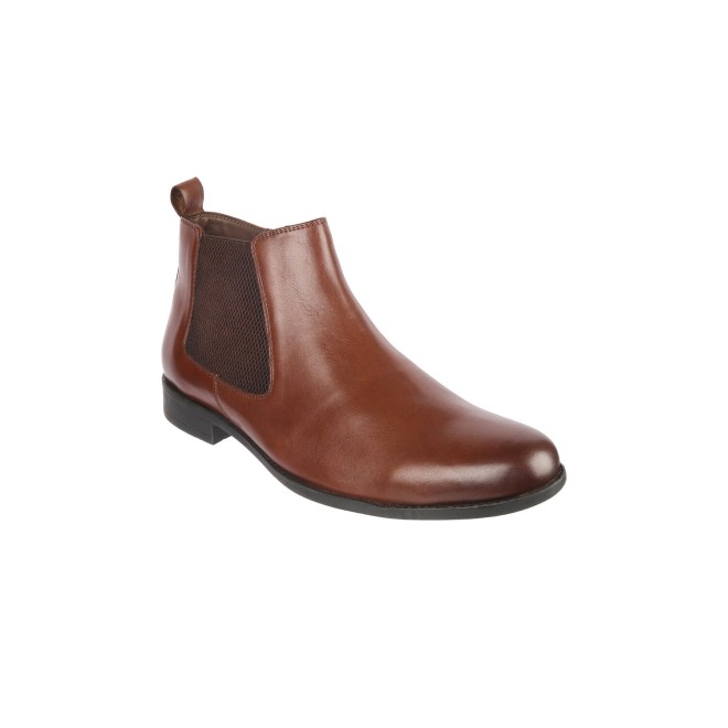 Mochi Men Tan Formal Slip-Ons (SKU: 19-509-23-40)