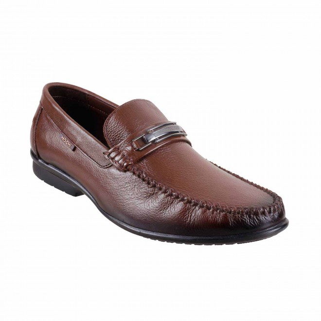 Mochi Men Brown Formal Loafers (SKU: 19-5674-12-40)