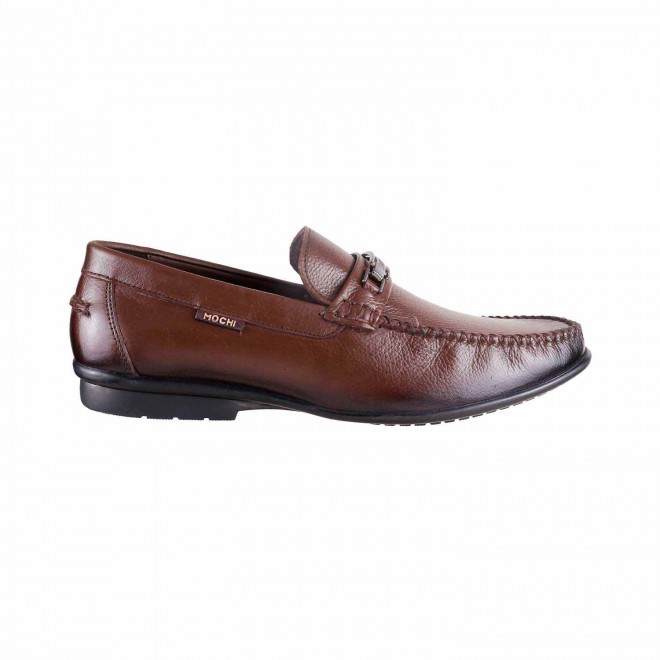 Mochi Men Brown Formal Loafers (SKU: 19-5674-12-40)