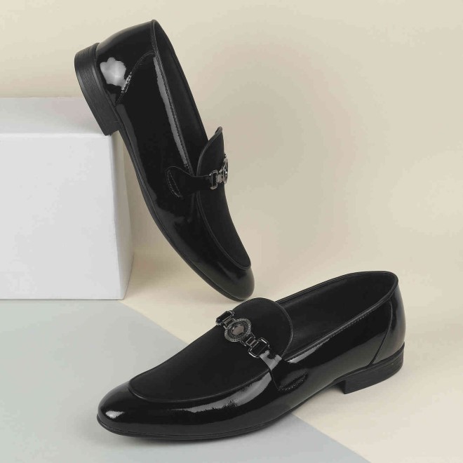 Mochi Men Black Formal Slip Ons (SKU: 19-577-11-40)