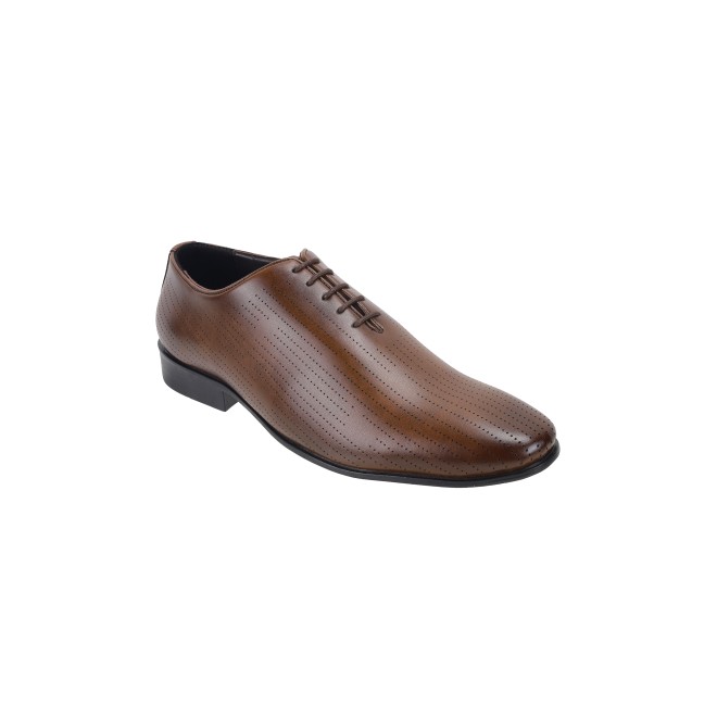 Mochi Men Tan Formal Lace Up