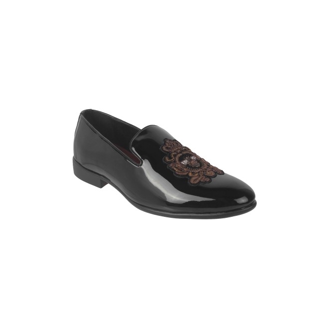 Mochi Men Black Party Moccasin