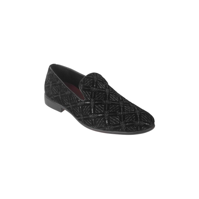 Mochi Men Black Party Moccasin