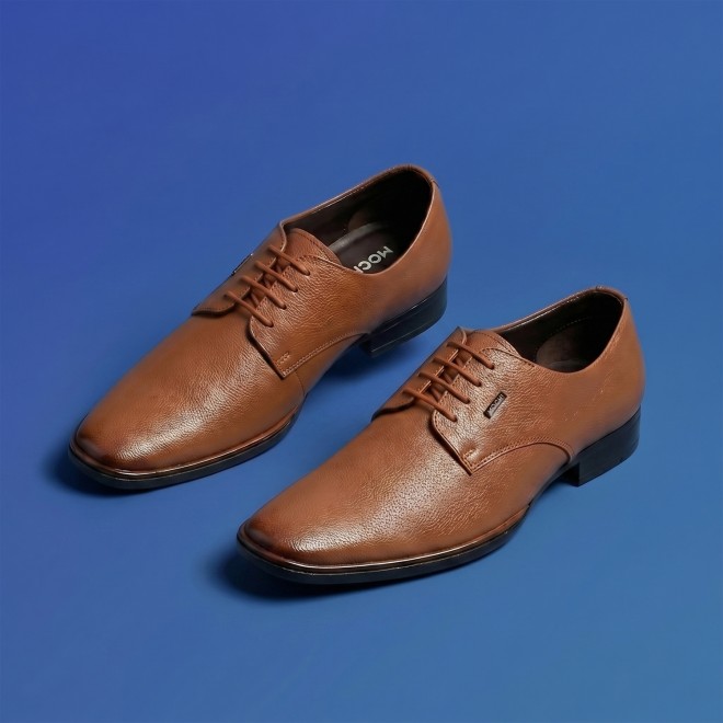 Mochi Men Tan Formal Lace Up