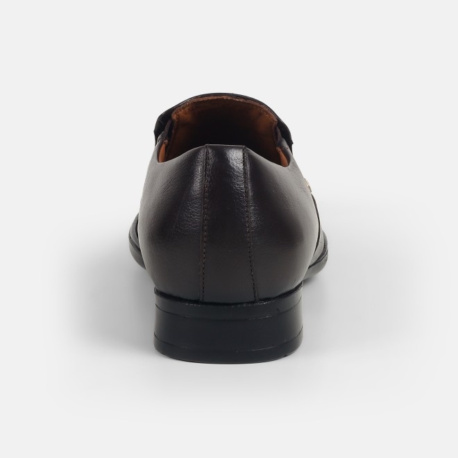Mochi Men Brown Formal Moccasin (SKU: 19-601-12-41)
