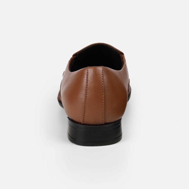 Mochi Men Tan Formal Moccasin (SKU: 19-601-23-40)