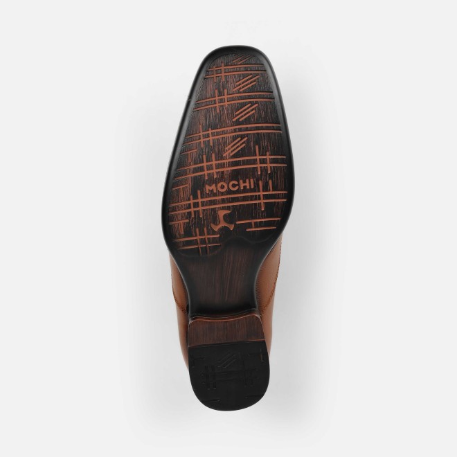 Mochi Men Tan Formal Moccasin (SKU: 19-601-23-40)